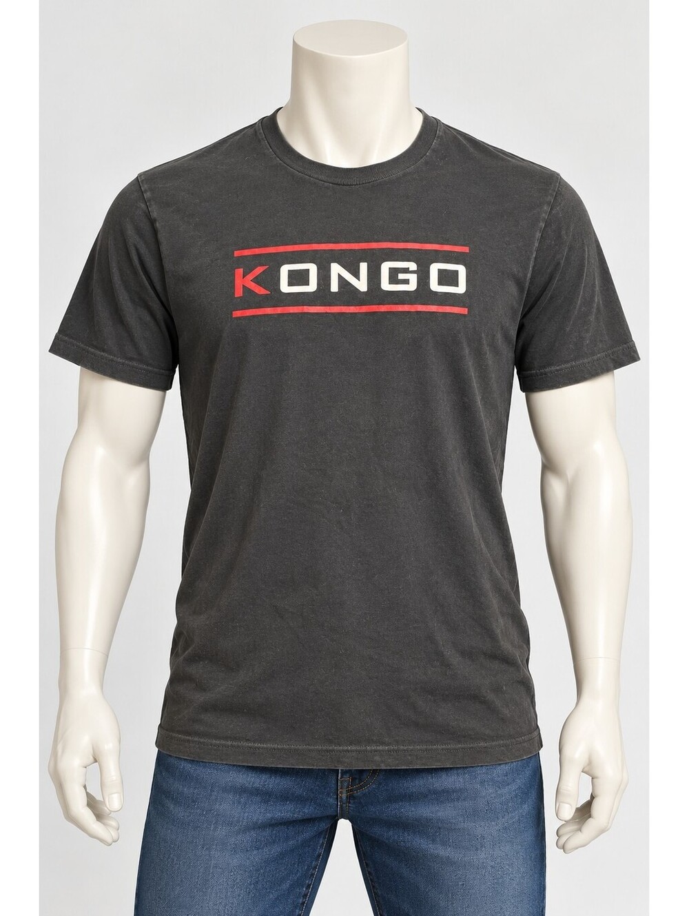 Next Level Apparel KONGO Graphic T-Shirt Medium Black Cotton